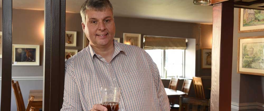 Adrian Shaw, The Landlord at The New Harp Inn, Herefordshire