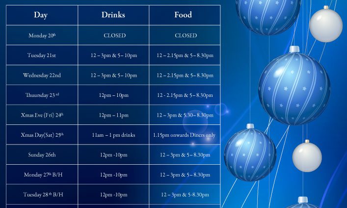 Christmas Opening