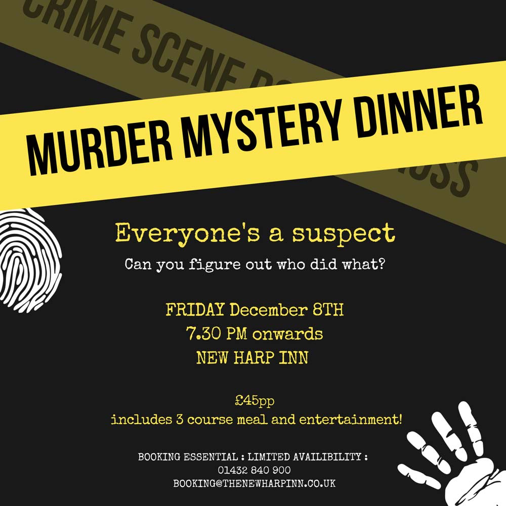 Murder Mystery Dinner @ The New Harp Inn